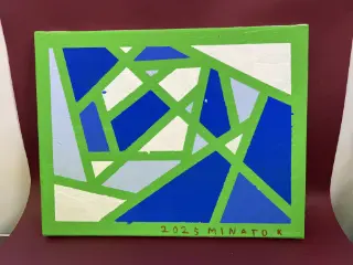 キャンバス ステンドグラス