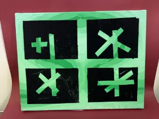 キャンバス ステンドグラス