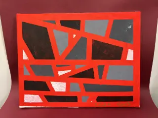 キャンバス ステンドグラス