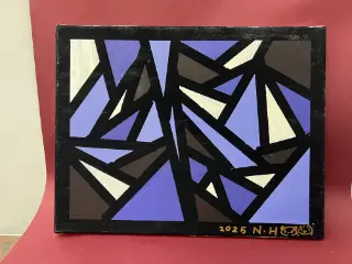 キャンバス ステンドグラス