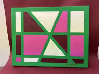 キャンバス ステンドグラス