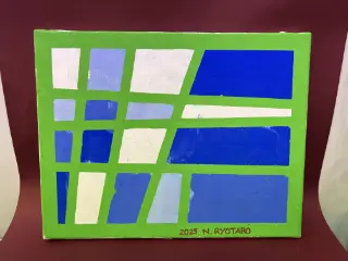 キャンバス ステンドグラス