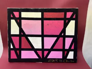 キャンバス ステンドグラス